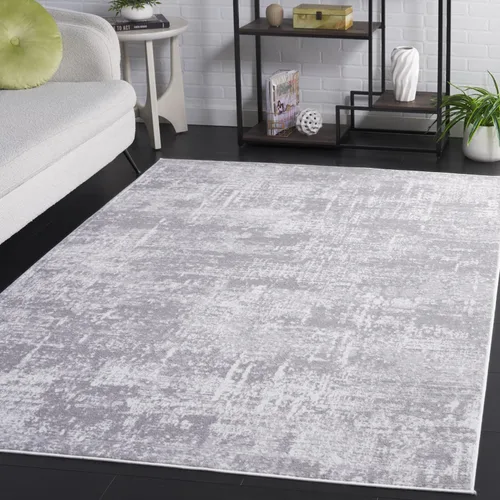 Miniatura 12 de SAFAVIEH Amelia Collection ALA700A - Alfombra decorativa de 2'2" x 4', diseño moderno abstracto, color marfil y azul, no desprende pelusa y de fácil