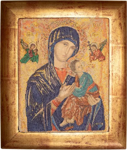 Thea Gouverneur - Kit de punto de cruz contado - Nuestra Señora de la Ayuda Perpetua - Aida - 18 unidades - Kit de bordado para adultos - Hilos de