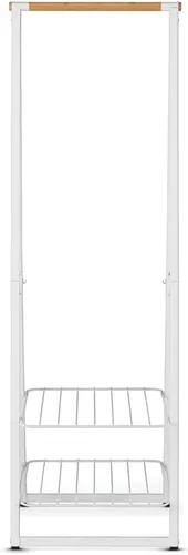 Miniatura 2 de Brabantia - Perchero Linn - Multifuncional - Ahorro de espacio - Estantes ajustables - Colgador de armario - Tendedero - Independiente - Estable
