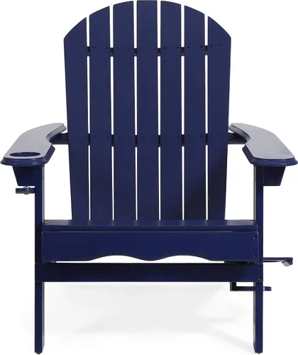 Miniatura 11 de Christopher Knight Home Christine - Silla plegable Adirondack de madera de acacia para exteriores, color gris oscuro