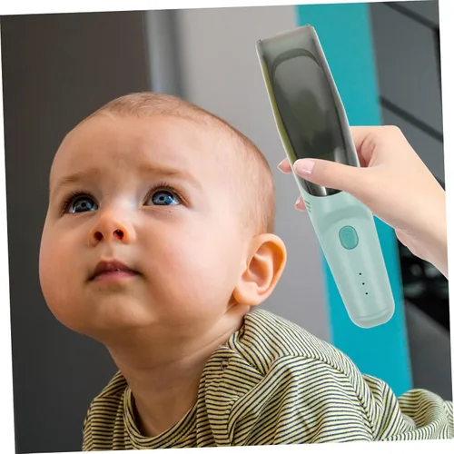 Miniatura 6 de Beaupretty Cortadora de pelo silenciosa con hoja de cerámica, herramienta de corte de pelo portátil ligera para niños recién nacidos y kit de aseo