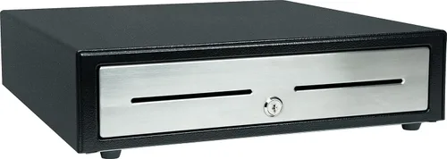 Miniatura 2 de Star Micronics CD4-1616 Cajón de Efectivo Serie Choice de 5 Billetes / 5 Monedas con 2 Ranuras para Medios y Cable Incluido (16" x 16") - Negro