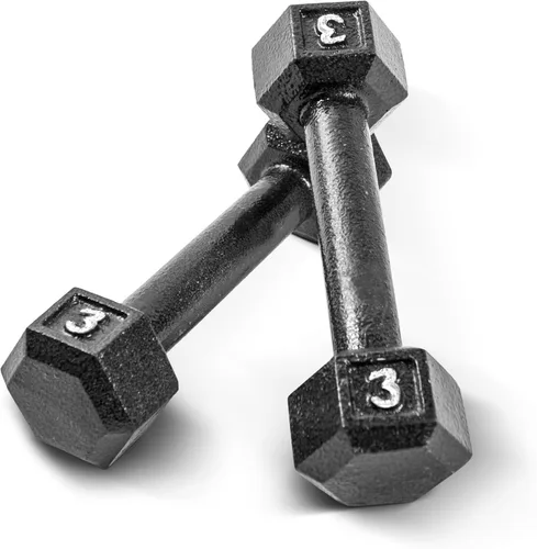 Miniatura 23 de CAP Barbell Mancuerna hexagonal de hierro fundido Múltiples opciones