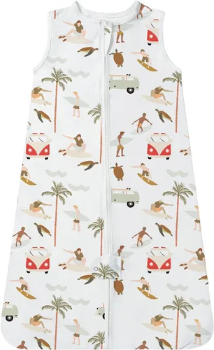 Miniatura 15 de TotAha - Saco de Dormir Ligero, Manta Portátil Elástica, Suave y Acogedora con Cremalleras Seguras de 2 Vías para 0-6-12-24 Meses 0.5 TOG
