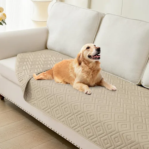 Miniatura 100 de hyha Manta impermeable para perro, manta suave para cama de perro, manta para mascotas, funda de sofá impermeable lavable para perros, fundas Gris