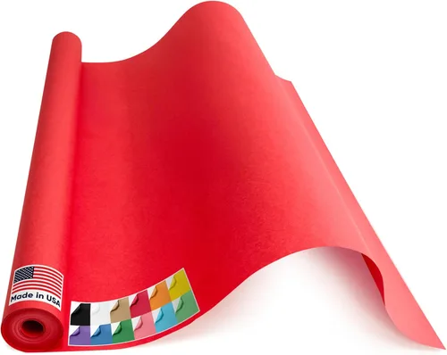 Miniatura 18 de Papel kraft negro de 36 x 1200 pulgadas (100 pies) (caja de 9 rollos), 45 libras de grosor, papel kraft para la escuela, papel de color artístico