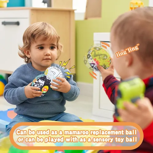 Miniatura 2 de Las bolas de repuesto (para columpio Mamaroo) ofrecen más interacción y opciones reversibles para complementar la cuna multicolor con MamaRoo en un