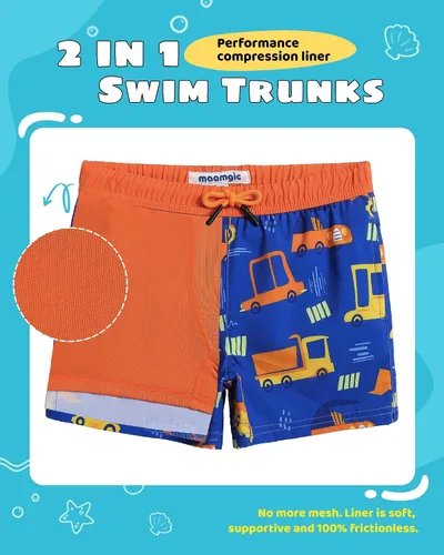Miniatura 60 de maamgic Traje de baño para niños con forro de compresión elástico para niño
