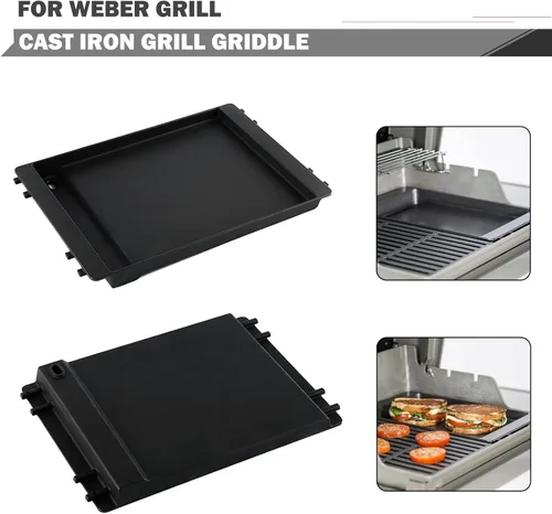 Miniatura 2 de 7566 Piezas de repuesto de plancha para Weber Genesis Plancha E-310 E-330 S-330 Piezas de parrilla Weber Genesis 300 Series S-310 EP-310 E-320 S-320