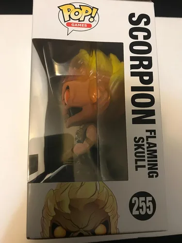 Miniatura 3 de Funko Pop! Games Mortal Kombat X Scorpion #255 (Calavera Flameante)