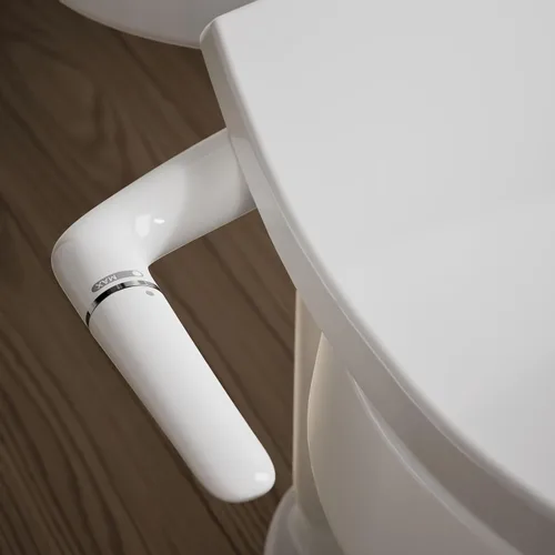 Miniatura 4 de Kohler PureWash M250 Asiento de Inodoro Bidé Alargado Manual, Blanco, Tapa de Cierre Silencioso Previene Portazos, Agua Fría, Instalación Fácil