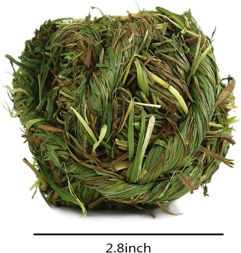 Miniatura 6 de Hamiledyi Pelota masticable de conejo Timothy Grass Molienda de animales pequeños, juguetes masticables para conejos, conejos, hámster, cobayas