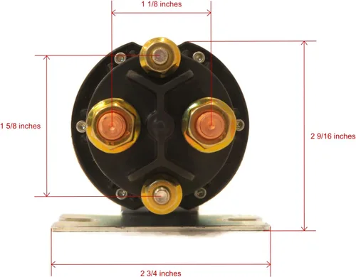 Miniatura 2 de The ROP Shop Solenoide resistente de 12 voltios, servicio intermitente para Boss RT3 Trip Edge quitanieves