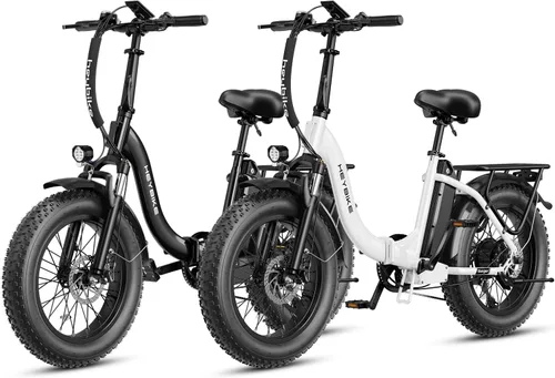 Miniatura 16 de Heybike Ranger 2.0 Foldable Electric Bike for Adults, 20"*4 Fat Tire Ebike with 1400W Peak Motor, 28 MPH Max Speed, 600Wh Removable Battery, Up to