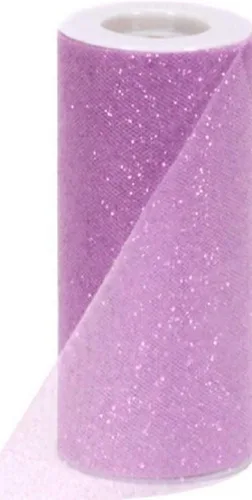 Miniatura 22 de Offray Sparkle - Cinta de tul para manualidades, 18 pulgadas por 10 yardas, narciso