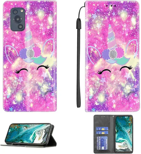 Miniatura 349 de Funda para Moto One Zoom compatible con Motorola One Zoom Phone Case Flip Stand Cover Magnetic Close YHD