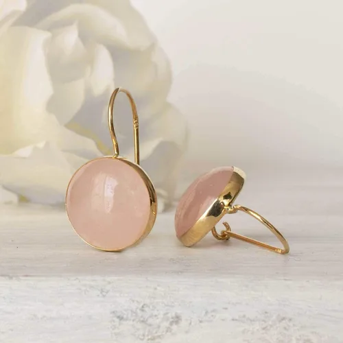 Miniatura 12 de Gemstone Earrings for Women - Gold Gemstone Drop Earrings - Birthstone - 14K Gold Earrings for Women - Gold Formal Earrings - Boho Wedding Earrings