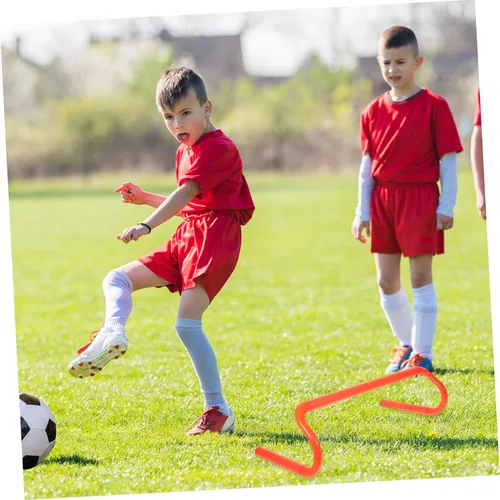 Miniatura 8 de INOOMP Entrenamiento de agilidad obstáculos para niños y niñas, equipo portátil para fútbol, fútbol y desarrollo de flexibilidad