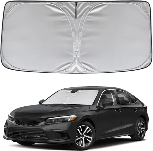 KAYZT Parasol para parabrisas para Honda Civic 2022-2025 11.ª generación, parasol plegable para ventana delantera, accesorios de ajuste personalizado