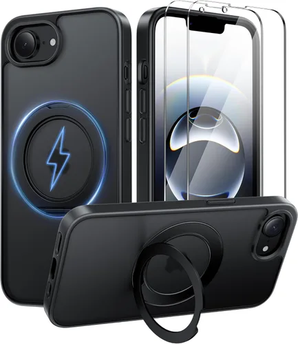 Miniatura 61 de Funda magnética diseñada para iPhone 11 Pro Max, [probada en caídas de grado militar] [compatible con MagSafe] Funda protectora delgada translúcida