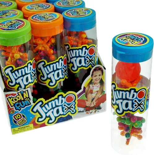 Miniatura 4 de JA-RU Juego de gatos jumbo con pelota (paquete de 12) – Juego de bolas y gatos de goma suave para niños, juguetes clásicos de patio de recreo