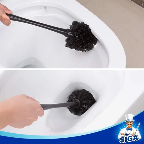Miniatura 6 de MR.SIGA Combo de émbolo de inodoro y cepillo para limpieza de baño, negro, 1 juego