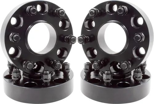 Miniatura 39 de Wheel Accessories Parts 4 adaptadores de espaciadores de rueda centrados en buje de 6 x 5.5, 0.236 x 5.500 in, 1.25 pulgadas de grosor, 3.063 in