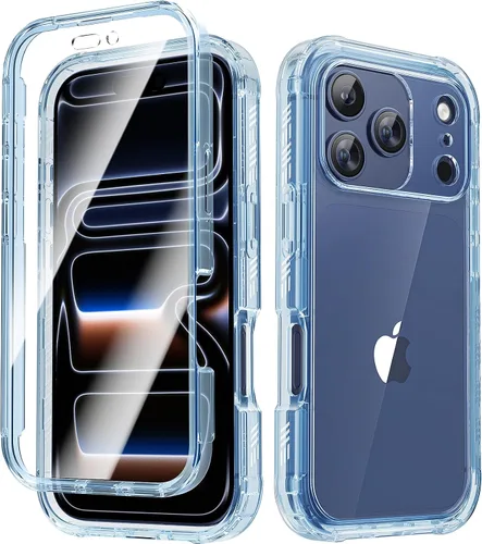 Miniatura 29 de Lifedance - Funda diseñada para iPhone 14/iPhone 13, funda protectora resistente de cuerpo completo con protector de pantalla incorporado