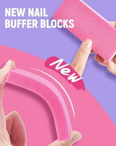 Miniatura 4 de Lima de uñas y bufandas, kit de preparación de uñas MORGLES con tablas de esmeril, herramientas para quitar cutículas, aceite de aloe para cutículas