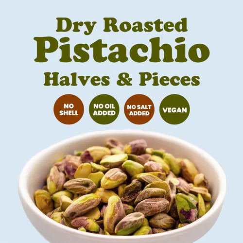 Miniatura 4 de Food to Live - Mitades y piezas de pistacho asado en seco, 8 onzas - Sin cáscara, aperitivo apto para dieta keto y paleo. Ideal para ensaladas