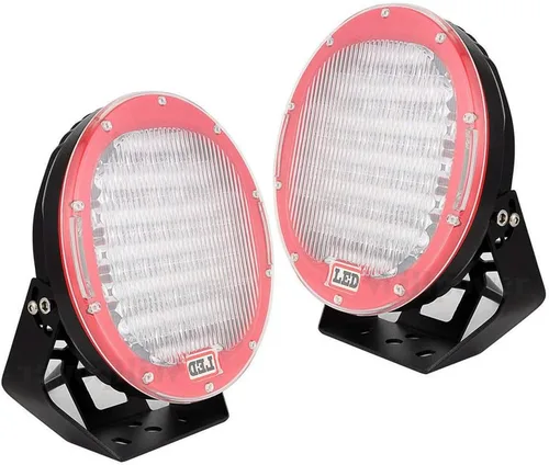 Miniatura 11 de Willpower 2 piezas 7 pulgadas 51 W negro punto haz redondo LED trabajo barra de luz DC 9-30 V para camión coche ATV SUV 4X4 Jeep camión lámpara