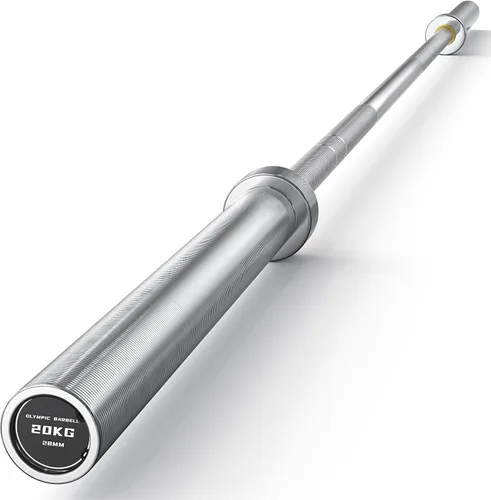 Miniatura 12 de PAPABABE 7FT Olympic Barbell 45 lb Barbell 2 INCH 1000lbs/1500lbs Capacity Olympic Bar with Moderate Knurling For Squats Curls Deadlifts