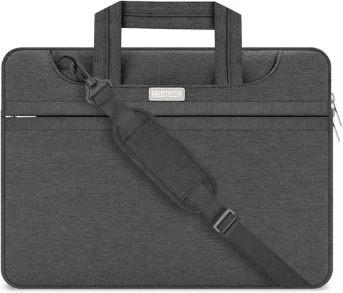 Miniatura 11 de HESTECH 13.3 "MacBook Pro/Air Sleeve bolsa de hombro para laptop compatible con iPad HP Asus Acer Dell Xps Surface Pro Ordenador portátil Funda