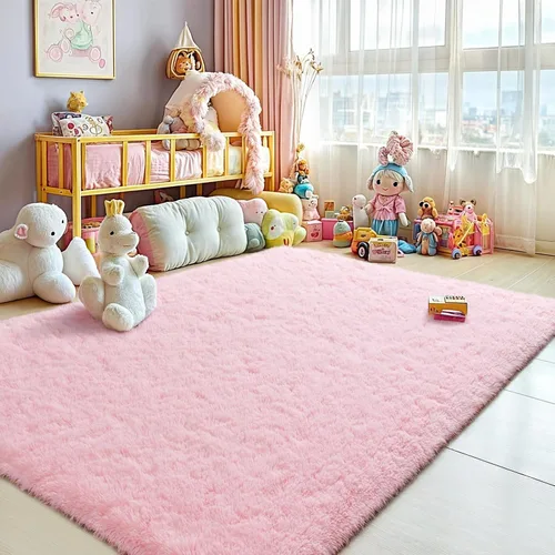 Miniatura 88 de Merelax Alfombra Moderna Suave y Esponjosa Shaggy para Dormitorio Sala de Estar Decoración de Sillas Pequeñas Alfombras Tapetes para Pies Piso, Verde