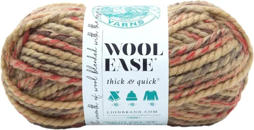 Miniatura 99 de Lion Brand Yarn - Ovillo de lana Wool-Ease Thick & Quick color fuerza aérea