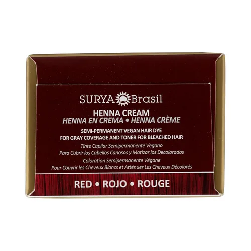 Miniatura 6 de Surya Brasil Productos Crema de henna, roja, 2.37 onzas líquidas