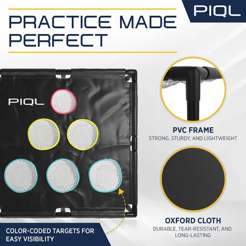 Miniatura 6 de Pro Pickleball Target Net – Equipo de práctica de pickle ball y juegos sociales, sistema de objetivo, práctica de almohadilla de inmersión
