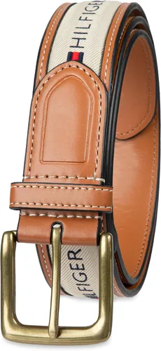 Miniatura 23 de Tommy Hilfiger Men's Fabric Inlay Casual Belt with Classic Harness Buckle