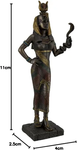 Miniatura 9 de Veronese Design Diosa egipcia Hathor sosteniendo una estatua de cobra