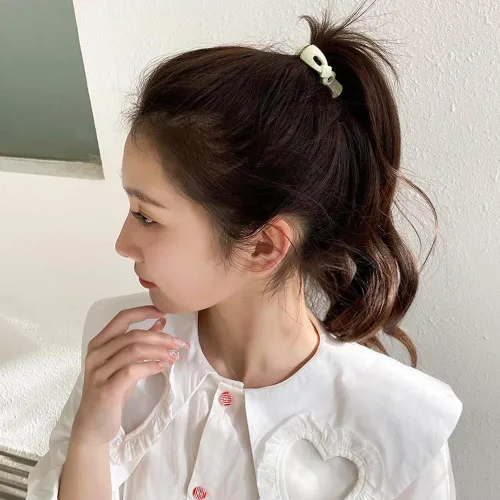 Miniatura 3 de 8 pinzas para el cabello con hebilla de cola de caballo mate grande, clip de garra de cola de caballo alta, accesorios antideslizantes