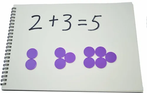 Miniatura 5 de Smartdealspro - Juego de 100 fichas de póquer de plástico opaco de 2,54 cm (1 pulgada) para contar (Púrpura)