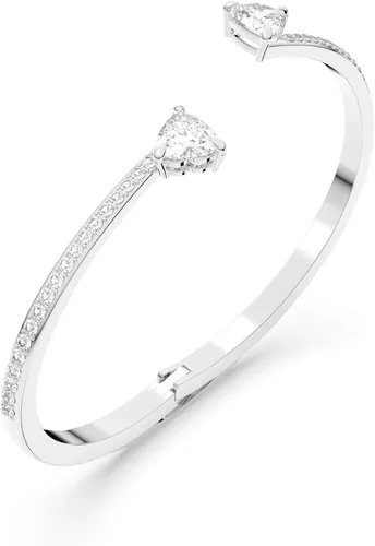 Miniatura 3 de Swarovski - Colección de pulseras de corazón Soul, acabado de rodio, cristales transparentes