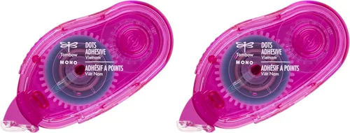 Miniatura 8 de Tombow 62147 MONO - Aplicador de puntos adhesivos. Cinta fácil de usar para una variedad de usos, multicolor