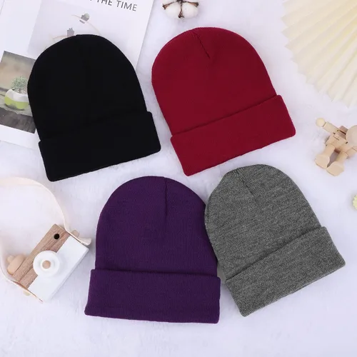 Miniatura 4 de Cooraby Gorro de invierno cálido gorro de punto suave para hombres o mujeres