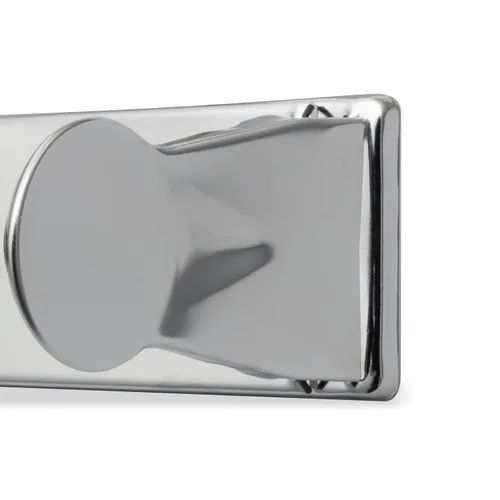 SANT451XC - Dispensador de toallas en rollo perforado para rollo de 11 pulgadas, acabado de acero, cromado