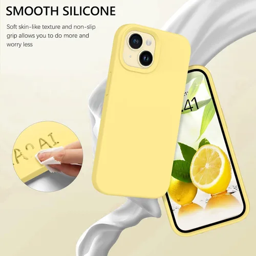 Miniatura 355 de GUAGUA Funda compatible con iPhone 17 Pro Max de 6.9 pulgadas, silicona líquida, goma de gel suave, delgada, forro de microfibra delgada