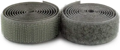 Cinta de velcro verde follaje de 3/4 pulgadas para coser, no adhesiva, 1 yarda de longitud, cinta de nailon verde, juego de sujetadores de tela para