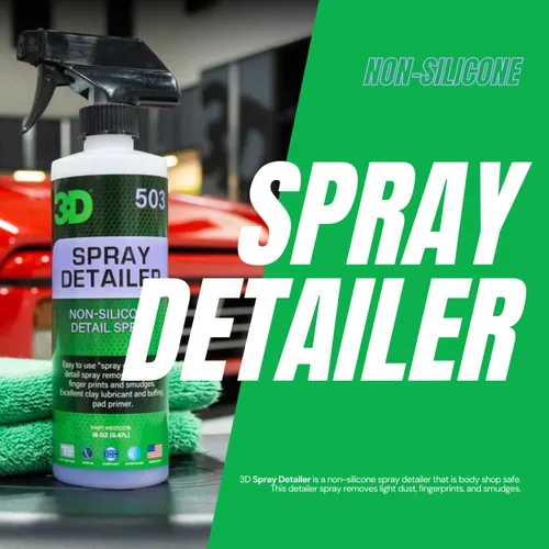 Miniatura 3 de 3D Spray Detailer - Spray Detallador de Carrocería Body Shop Sin Silicona para Vehículos Recién Pintados 16oz