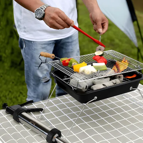 Miniatura 7 de MogaMax Kit de pistola de cecina de gran capacidad y cañón de acero inoxidable, máquina de carne de res y ciervos con 6 boquillas, 7 cepillos