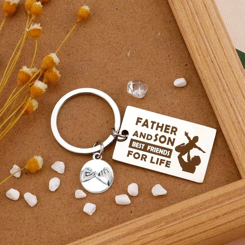 Miniatura 3 de OALCQ Regalos para padres de hija, regalo para papá, llavero para padres, regalo de niños, regalos para papá